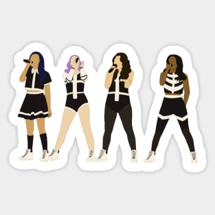 Little Mix DNA tour black and white outfit OT4 Sticker